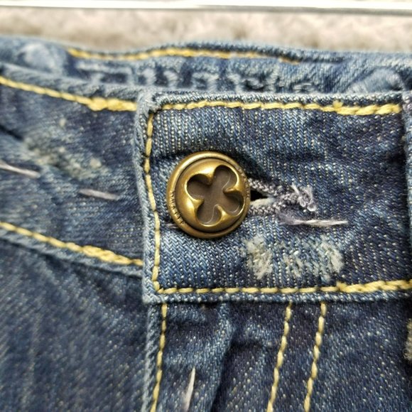 Duarte Jeans Womens 24 Tall Medium Wash Stretch Mid Rise Bootcut *Altered* - Picture 3 of 15